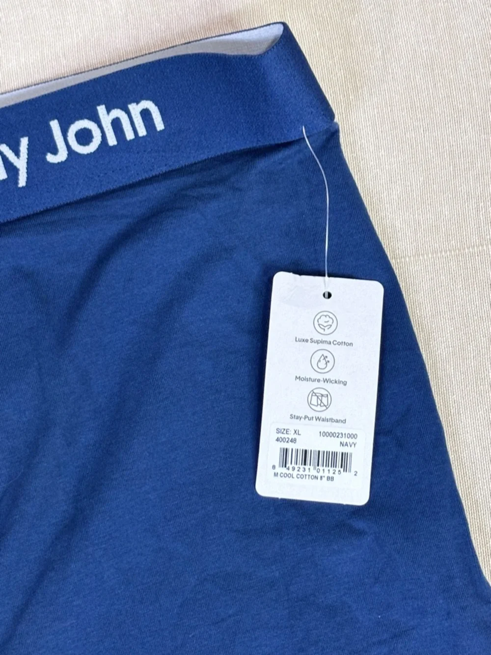 Tommy John Deep Navy Stretch Boxer Briefs